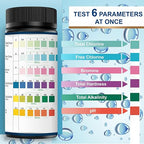 Dipstik Pool & Spa Test Strips - 6 in 1 Water Test - Image 2