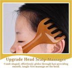 GSHOW Scalp Massager Handheld Comb Resin Relax Massage Tool - Image 4