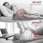 NOWWISH Heating Pad for Back Pain Relief & Period Cramps, 33x17 Inches Large - Image 7