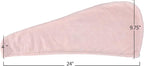 EXPRESSIONS Microfiber Hair Towel in Pink - Image 7