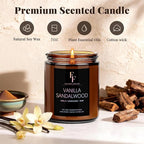 Vanilla Sandalwoods Scented Candle - Image 2