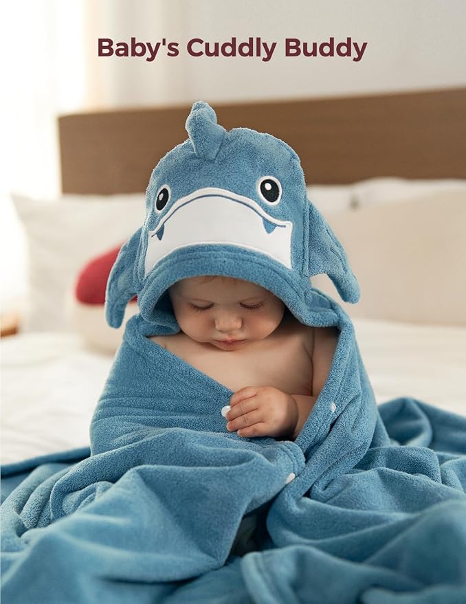 Momcozy Baby Bath Towels with Visualize Health Label - Image 4