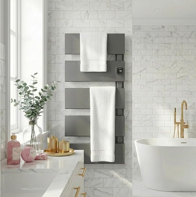 Electric Towel Warmer, Heated Towel Rack - Image 2