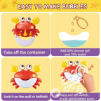 Baby Bath Toys for Toddlers, Crab Bath Bubble Maker - Image 2