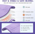 Heating Pad for Neck and Shoulders and Back, Electric Heating Pad for Period - Image 2