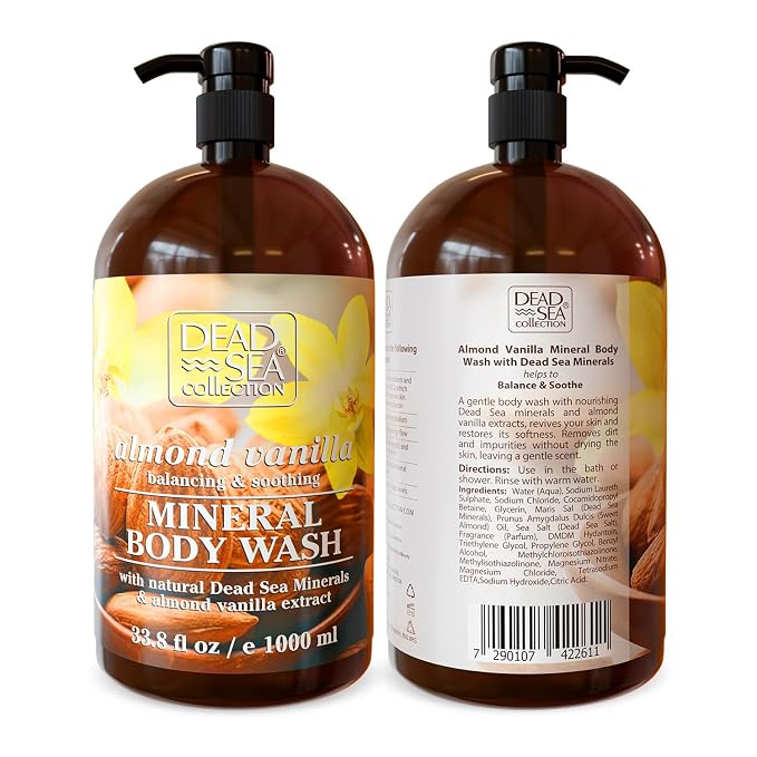 Dead Sea Collection Almond Vanilla Body Wash - Image 6