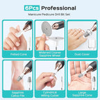 COSLUS C43 Professional Manicure Pedicure Kit, 5-in-1 Electric Nail File - Image 7