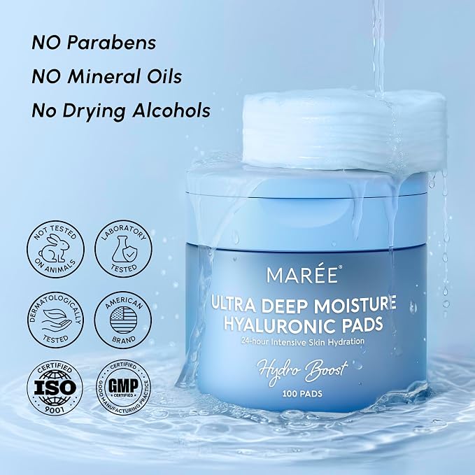 MAREE Hyaluronic Acid Toner Pads - Image 7