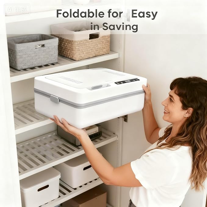 IPOW Foldable Towel Warmer 35L Large Quick Heating Hot Warming Tub Fits Up to 3 - Image 7