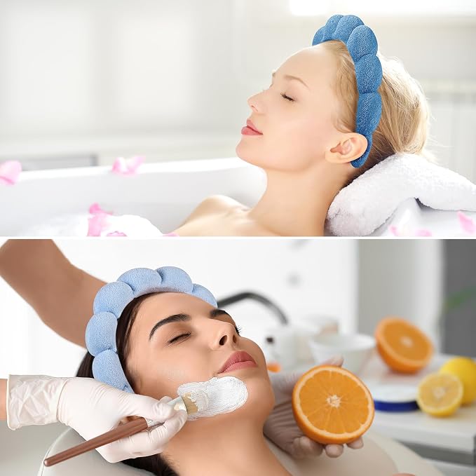 Spa Face Washing Headbands Set - Image 5