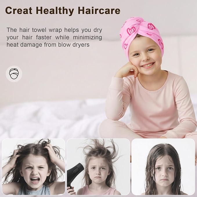 Unicorn Castle Microfiber Hair Towel - Image 4