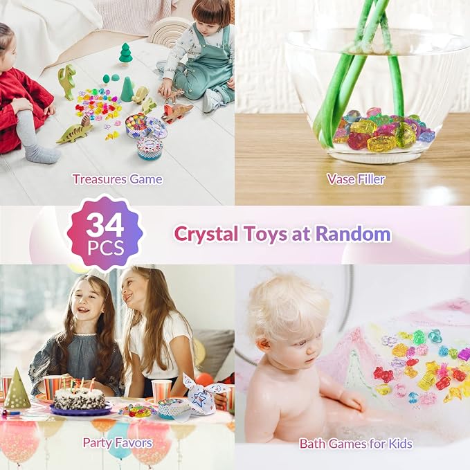 34 + 6 Bath Bombs with Crystal Toys Inside - Image 3