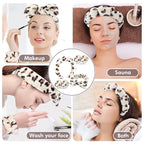 Zkptops 6Pcs Spa Headband for Washing Face Wristbands Set Women Bubble Makeup - Image 6