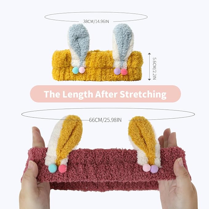 PERFECTSIGHT Kawaii Headband for Spa, Washing Face, Party - Image 6