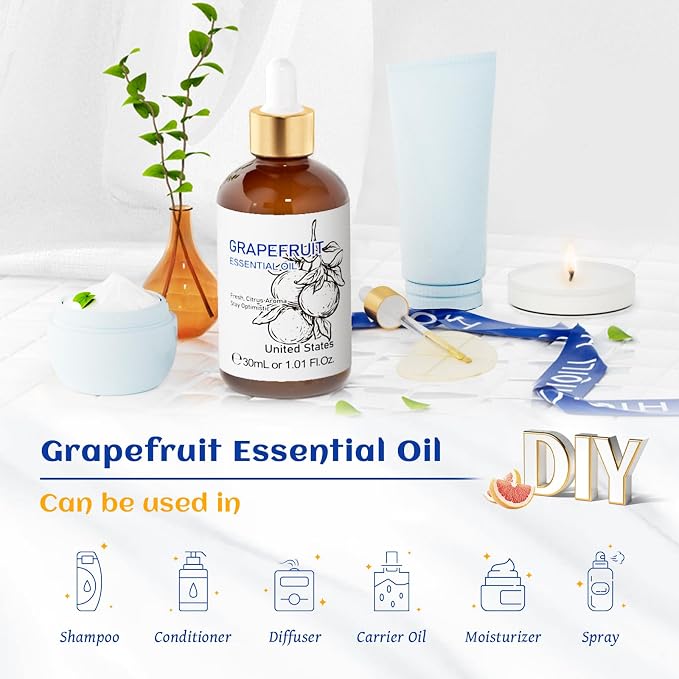 HIQILI 30 ml Grapefruit Essential Oil, - Image 5