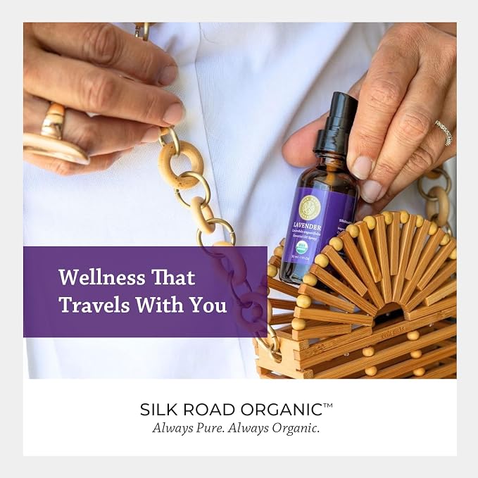 Silk Road Organic Lavender Essential Oil Spray, Lavandula Angustifolia - Image 7