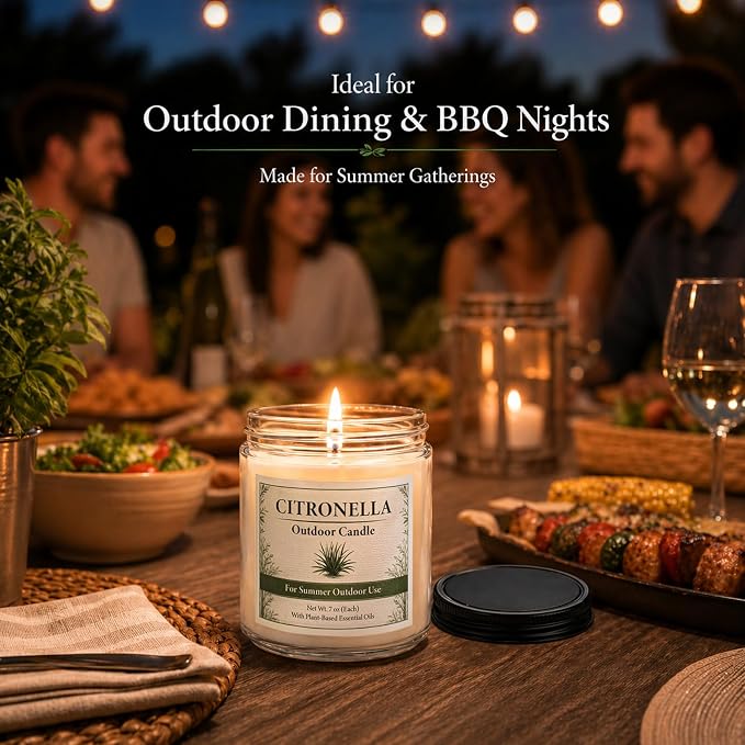 Citronella Candles Outdoor - Image 4