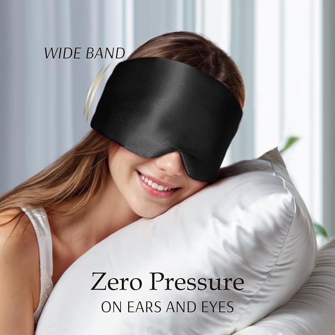 Zenssia 100% Mulberry Silk Sleep Mask Eye Mask - Image 5