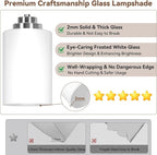 Brushed Nickel 4-Light Bathroom Light Fixtures, Classic Wall Light Fixture - Image 3