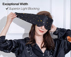Fleur&Yang Silk Sleep Mask, Adjustable Blackout Sleeping Mask - Image 3