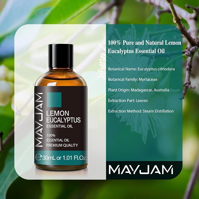 MAYJAM Lemon Eucalyptus Essential Oil 30ML - Image 3