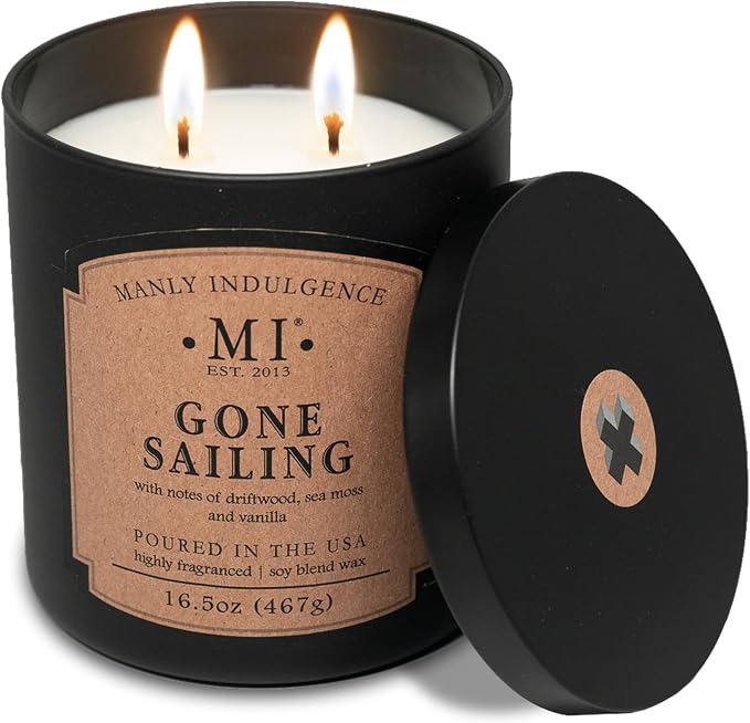 Manly Indulgence Gone Sailing Scented Candles - Image 3