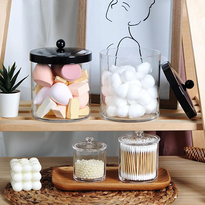 SheeChung 2-Pack Plastic Apothecary Jars - Image 6