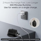 EKZ Sonic Vibrating Scalp Massager Shampoo Brush: Electric Silicone Hair - Image 8