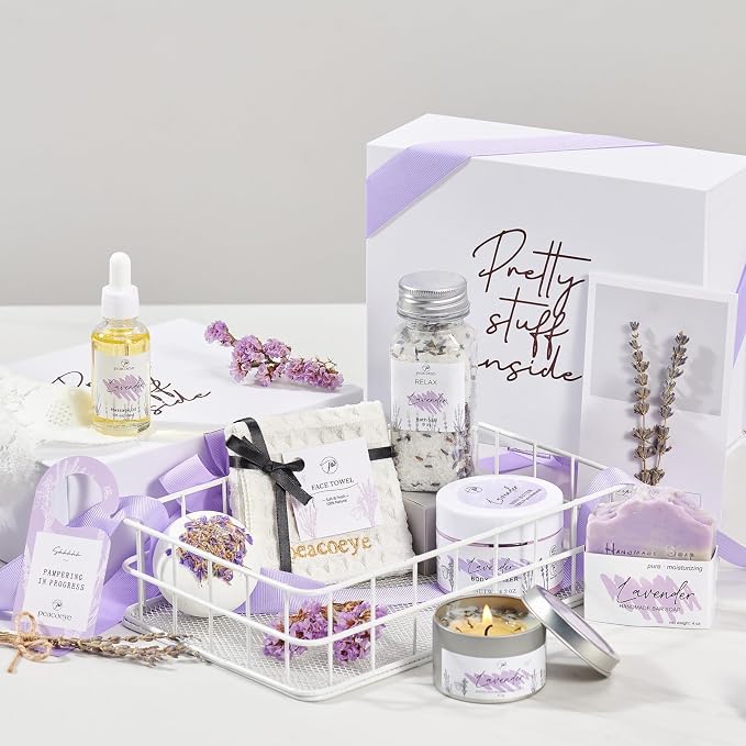 Mothers Day Gifts for Mom Spa Bath Gift Baskets Relaxing Spa Self Care for - Image 2