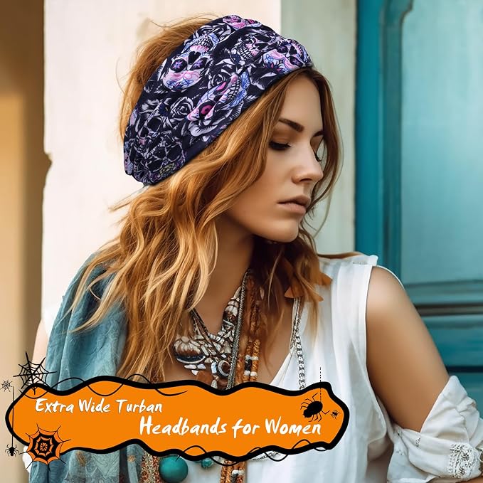 HAUHC 6 Pack Halloween Headbands - Image 4