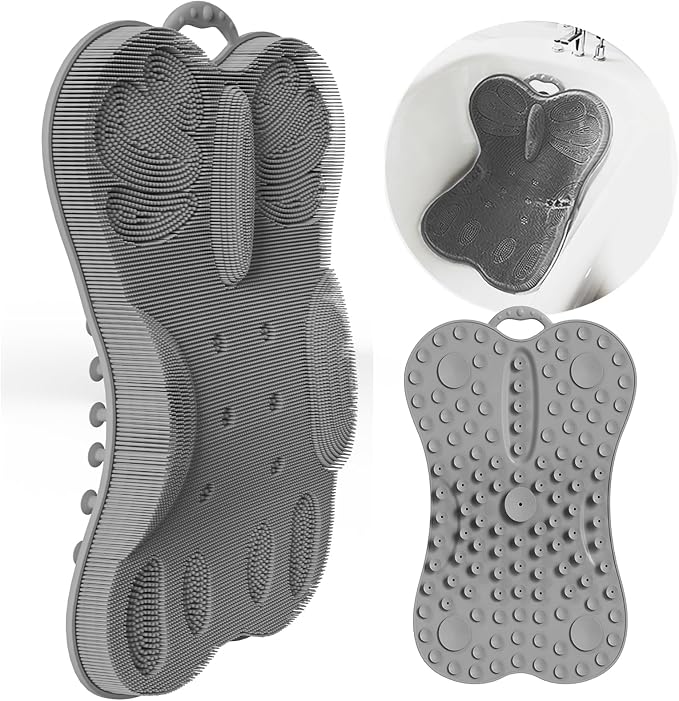 Back Scrubber Body Bath Cushion Tub Bathtub Back Lumbar Support Ergonomic by Unknown