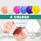 Siifert 50 Pieces Bath Sponge Shower Loofahs Bulk Bath Luffas Exfoliating Body - Image 3