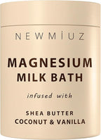 Creamy Magnesium Milk Bath Soak Powder Moisturize Soften Skin Coconut Vanilla by NewMiuz