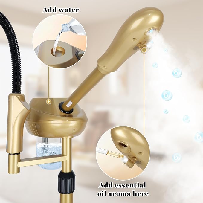 Professional Facial Steamer Adjustable Height and Angle, Face Steamer Clean - Image 5