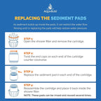AquaBliss Shower Filter Sediment Pads - Image 4