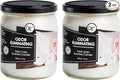 Fresh Linen Two Pack Odor Eliminating Highly Fragranced Candle by DiannesCustomCandles