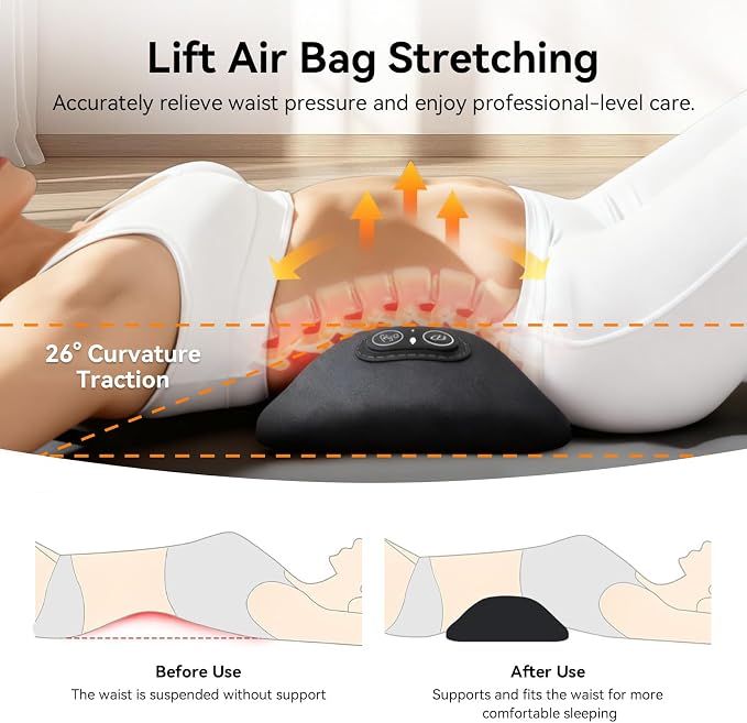3 in 1 Electric Lumbar Support Pillow - Image 3