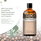 Black Pepper 3.38fl.oz Essential Oil, PHATOIL Pure Aromatherapy Oils - Image 2