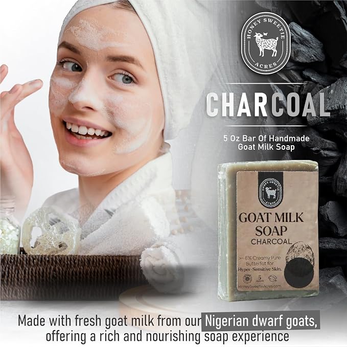 Honey Sweetie Acres Charcoal Goat Milk Soap - Image 7