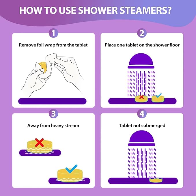 Lavender Shower Steamers Aromatherapy - Image 6