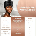 Heat Cap for Deep Conditioning, Ingeware Thermal Cap for Hair Steamer Cap for - Image 6