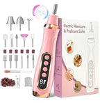 Professional Manicure Pedicure Kit Cordless Electric Nail File Set 6 Speed by ElectricNailDrill