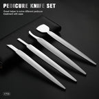 FERYES Pedicure Knife Ingrown Toenail Kit, Top Notch Foot Blade - Image 2