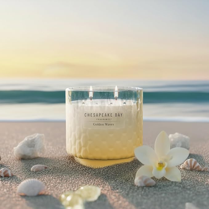 Chesapeake Bay, 11oz Golden Waves Scented Candle, Mood Evoking Fragrance - Image 2