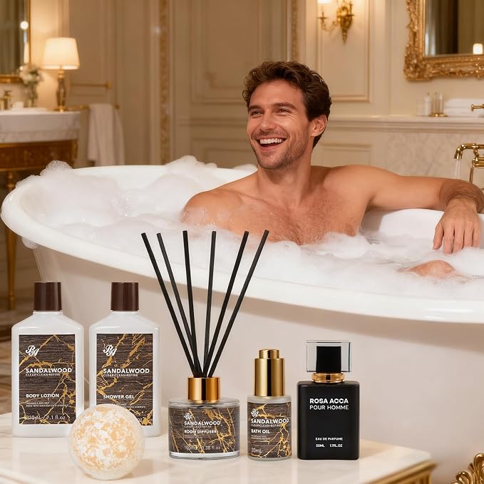 36 Pcs Sandalwood Bath & Body Gift Basket - Image 4