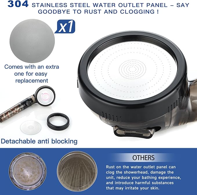 Filtered Shower Head with Handheld - Image 6