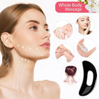 Treela 5 Pcs Gua Sha Facial Tools Set and 1 Pcs Body Gua Sha Massage Tool - Image 3