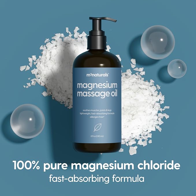 Magnesium Massage Oil for Sore Muscles, Joints and Leg Cramps, Helps - Image 4