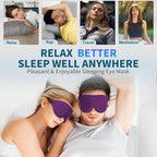 ZGGCD Sleep Mask for Side Sleeper, Light Blocking Sleeping Eye Mask for Women - Image 7