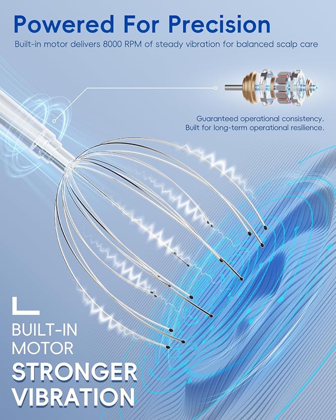 Winyoung Head Massager Scalp, Electric Scalp Massager - Image 4